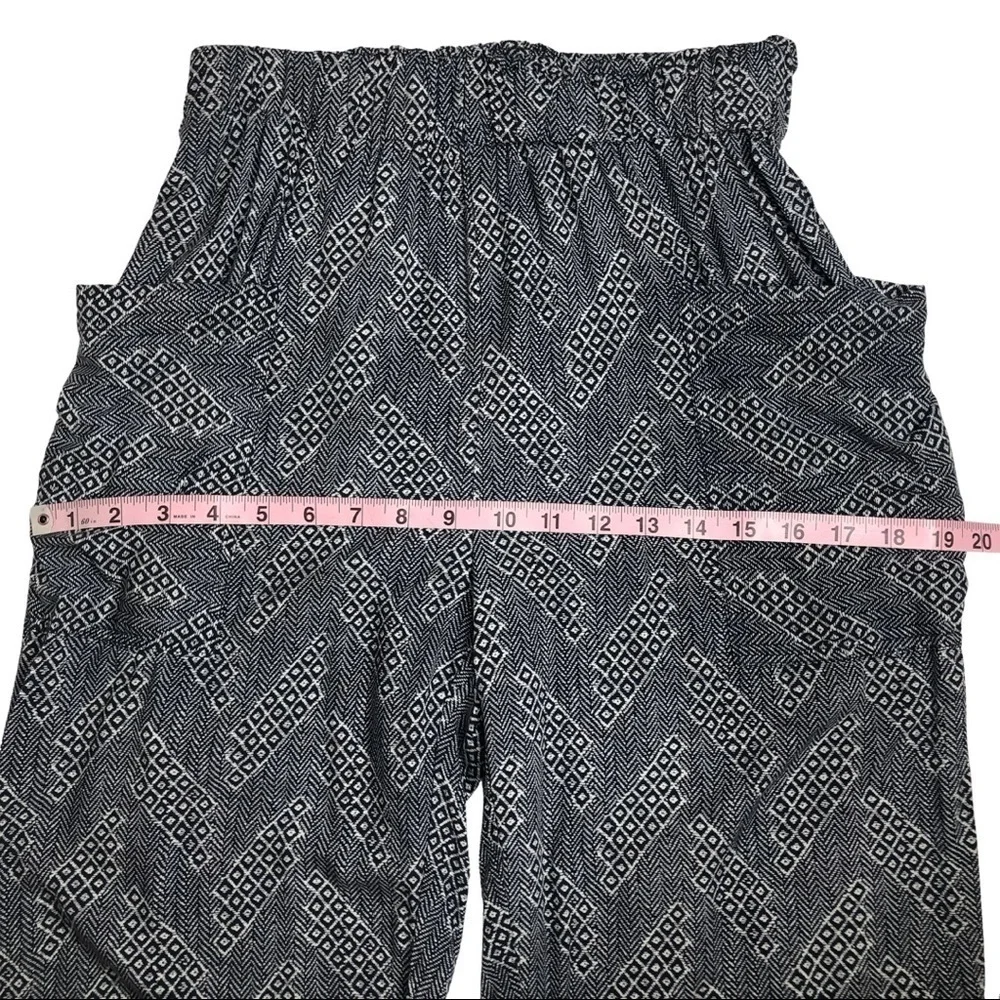 Urban Outfitters Navy and White Harem Pants Sz S
